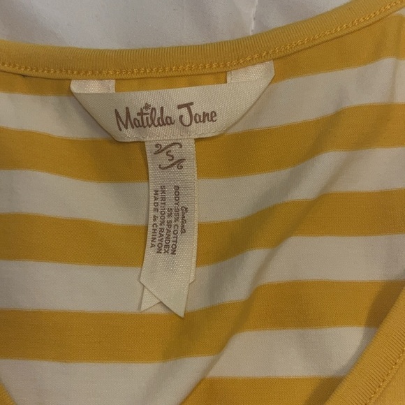 Matilda Jane Yellow and Blue Tank Top - Picture 5 of 8
